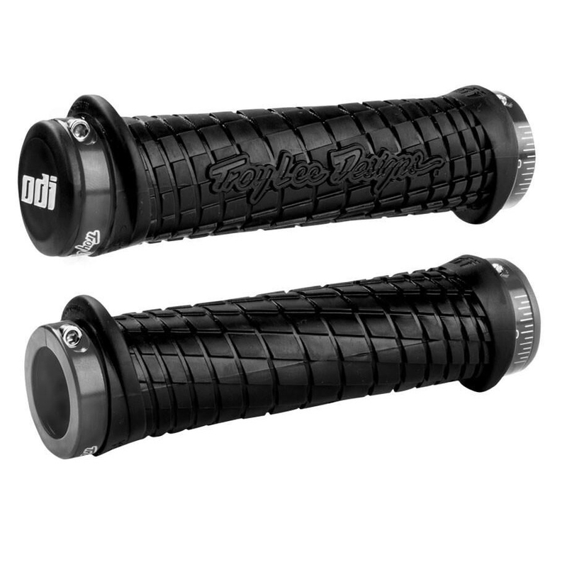 Ръкохватки ODI TROY LEE DESIGNS SIGNATURE ATV LOCK-ON сиво-черни