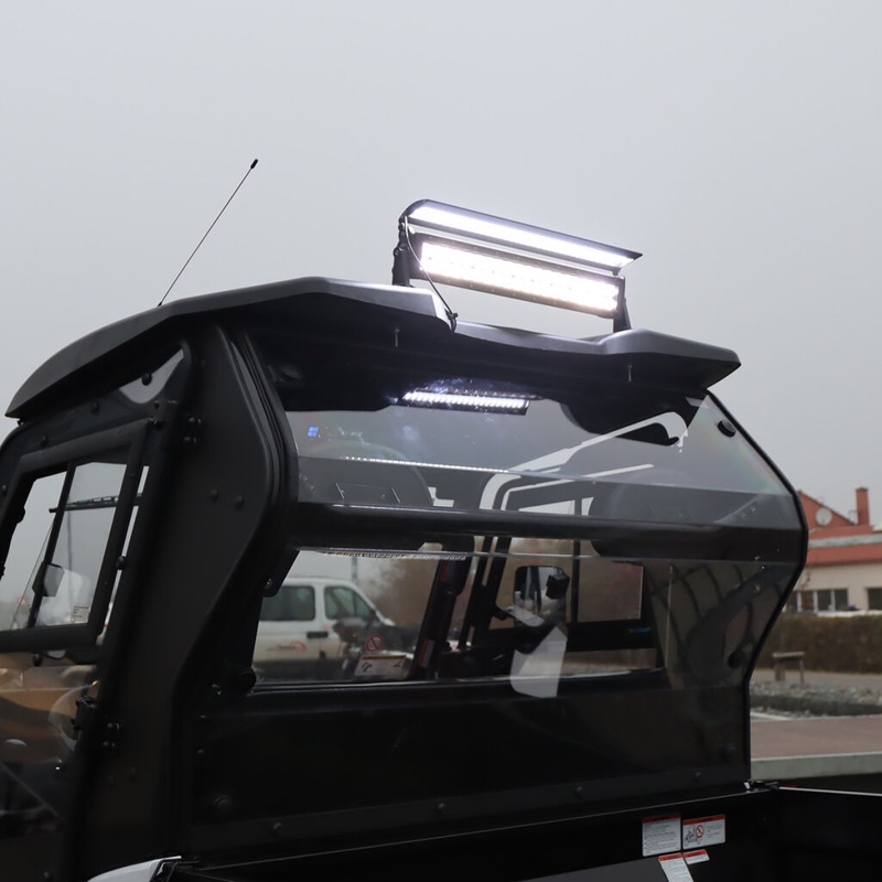 LED светлинна рампа с капак SHARK LED LIGHT BAR 21,5", 6D С LED КАПАК, 120W