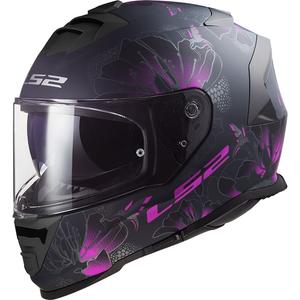 LS2 FF800 Storm II Burst Интегрирана мотоциклетна каска черен и розов мат