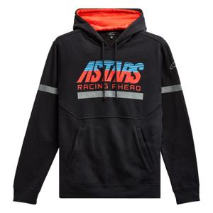Alpinestars Club Hoodie black-red-blue-grey
