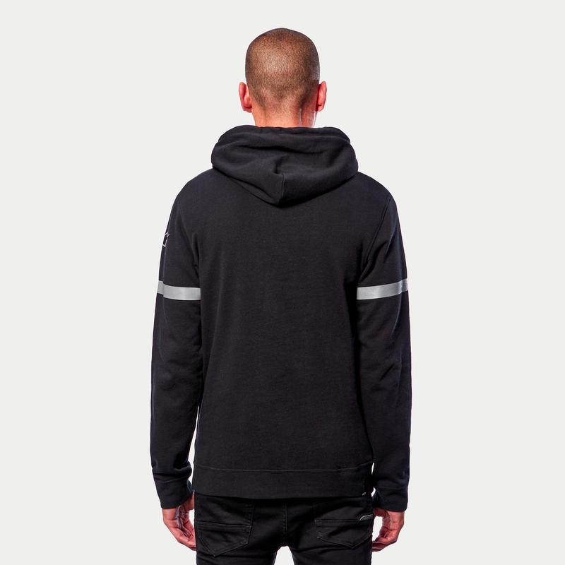 Alpinestars Club Hoodie black-red-blue-grey