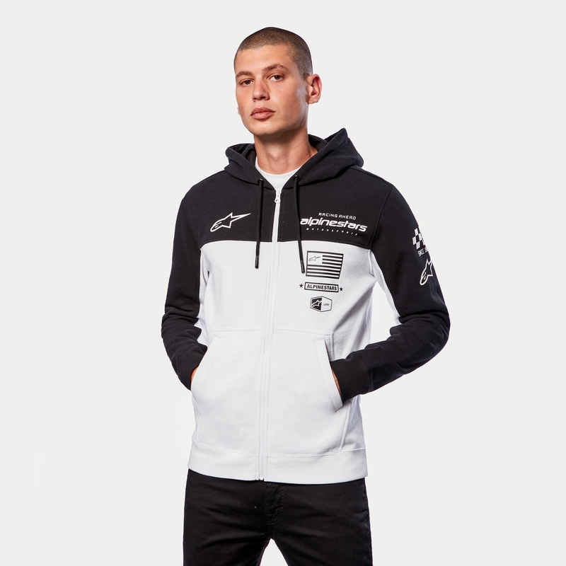 Mikina Alpinestars H Block Hoodie černo-bílá