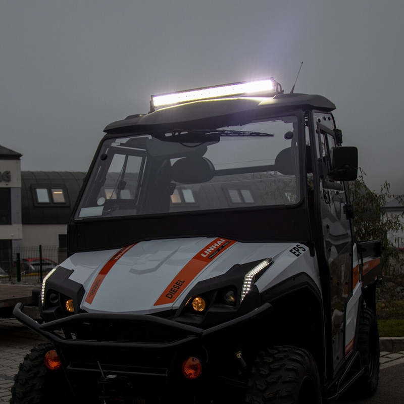 SHARK LED СВЕТЛИННА ЛЕНТА 30", ИЗВИТА, 180W, R 810 MM - 5D