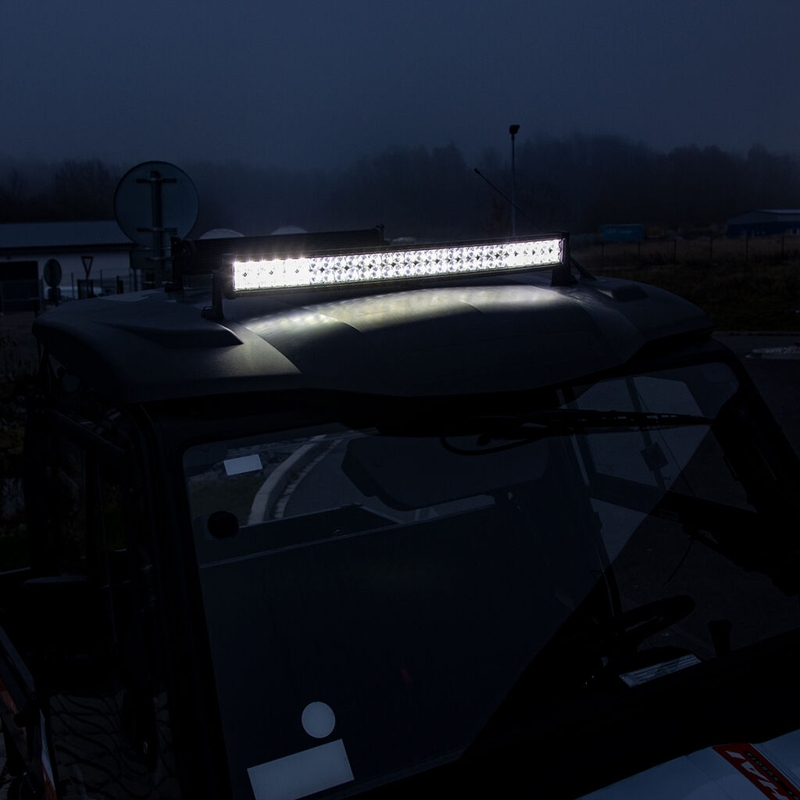 SHARK LED СВЕТЛИННА ЛЕНТА 30", ИЗВИТА, 180W, R 810 MM - 5D