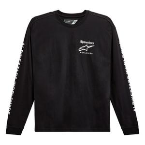 Тениска Alpinestars Authenticated Tee черно и бяло