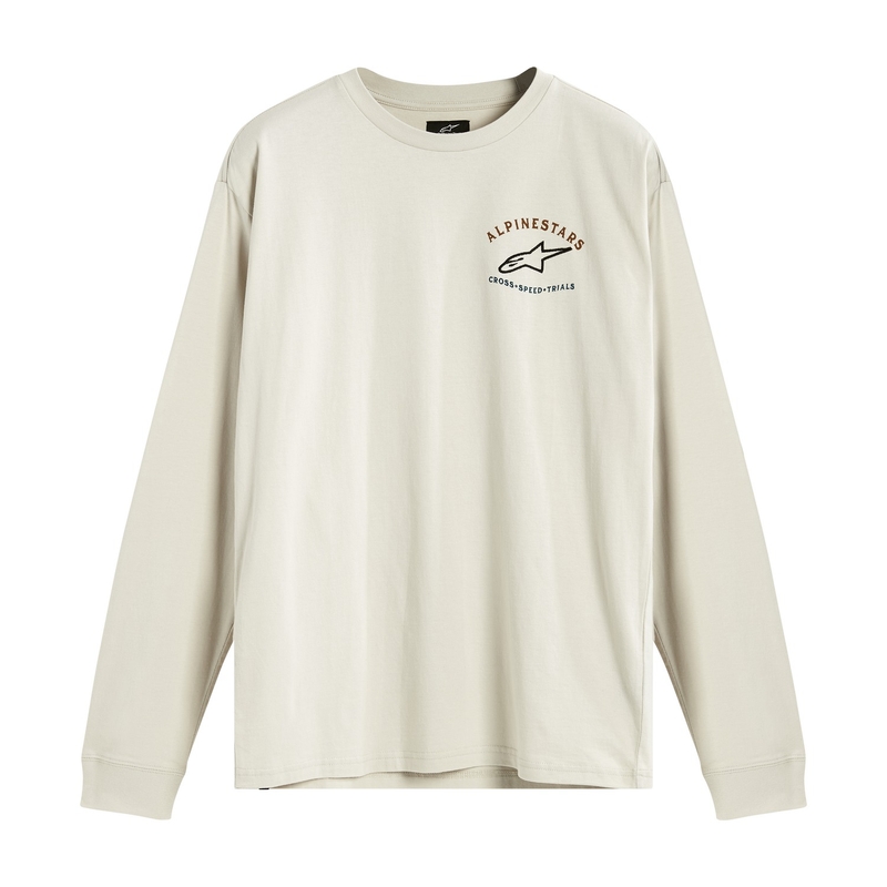 Triko s dlouhým rukávem Alpinestars Full Face Tee bílé