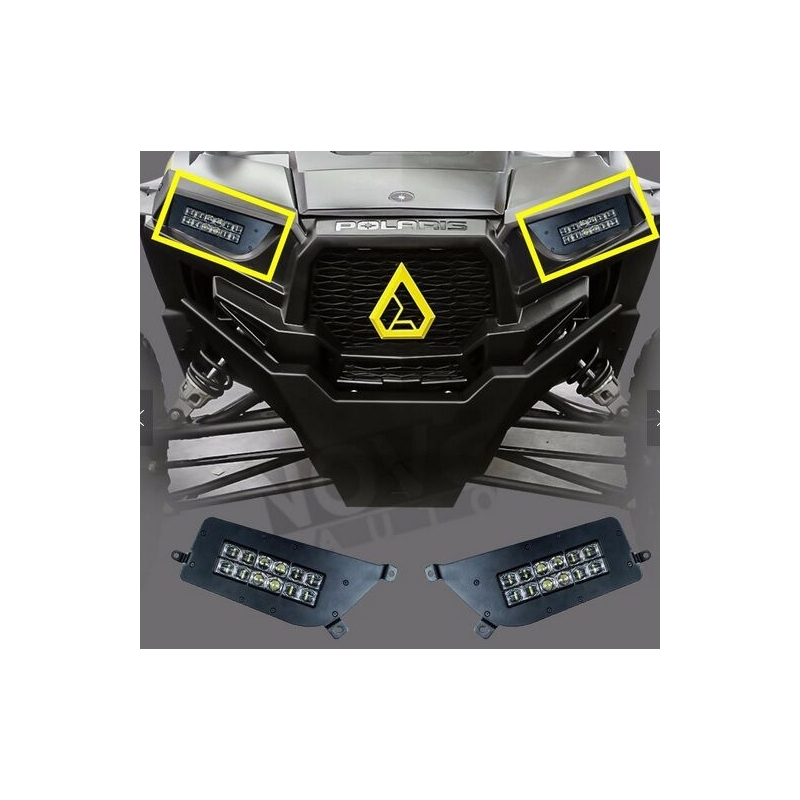 LED фарове SHARK LED фарове за POLARIS ATV, UTV със задна светлина, 2KS