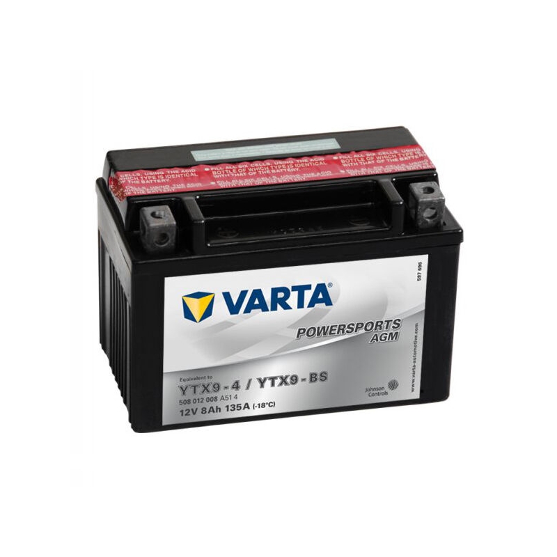 VARTA MOTO LF YTX9-4/YTX9-BS 12V/8AH акумулаторна батерия без поддръжка