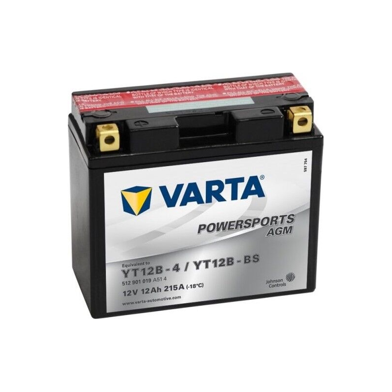 VARTA MOTO LF (YT12B-BS) 12V/12AH батерия без поддръжка