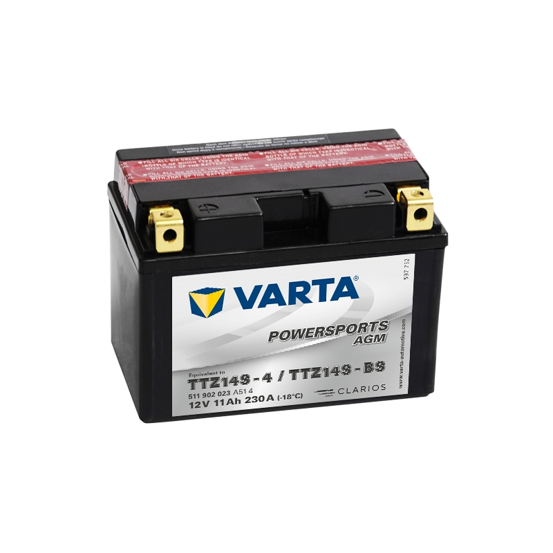 VARTA TTZ14S-4/TTZ14S-BS 12V/11Ah батерия без поддръжка