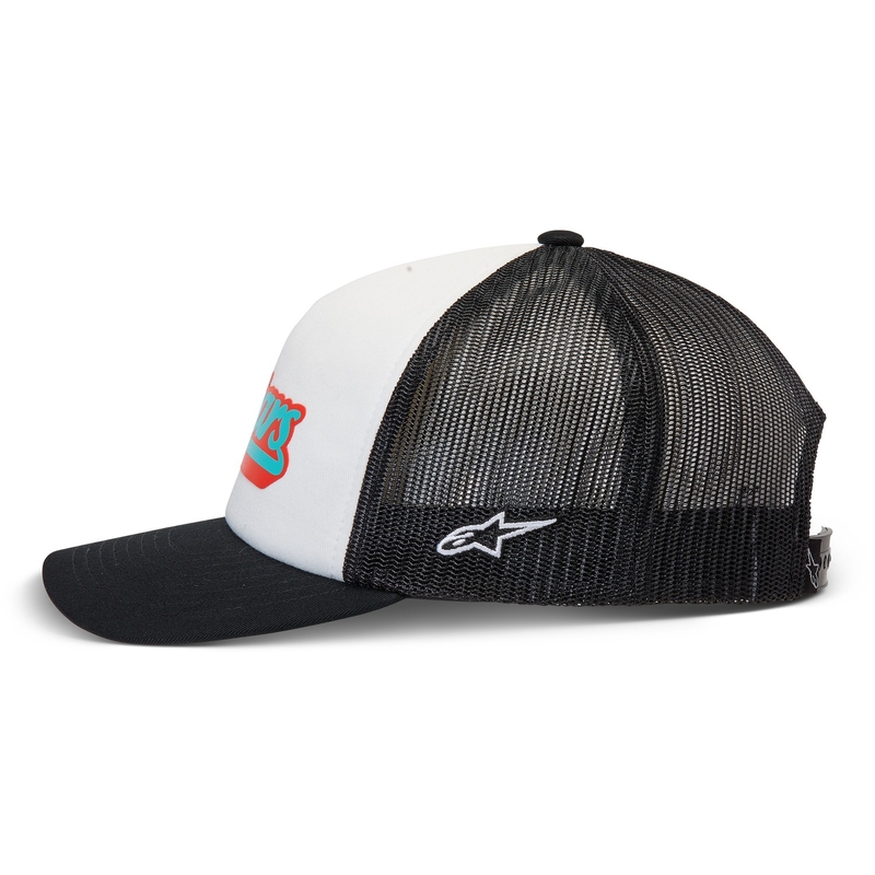 Alpinestars Шапка Trucker за доставка бяло и черно