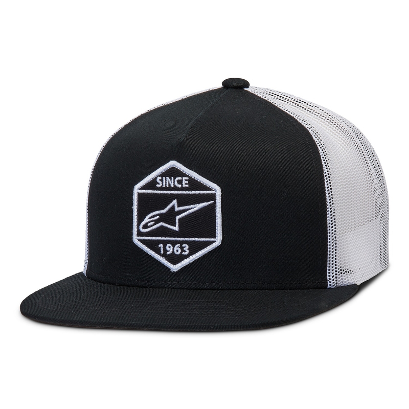 Alpinestars Bolt Trucker шапка черно и бяло