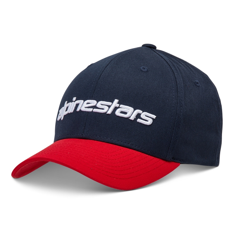 Alpinestars Линейна шапка червено-синьо-бяло