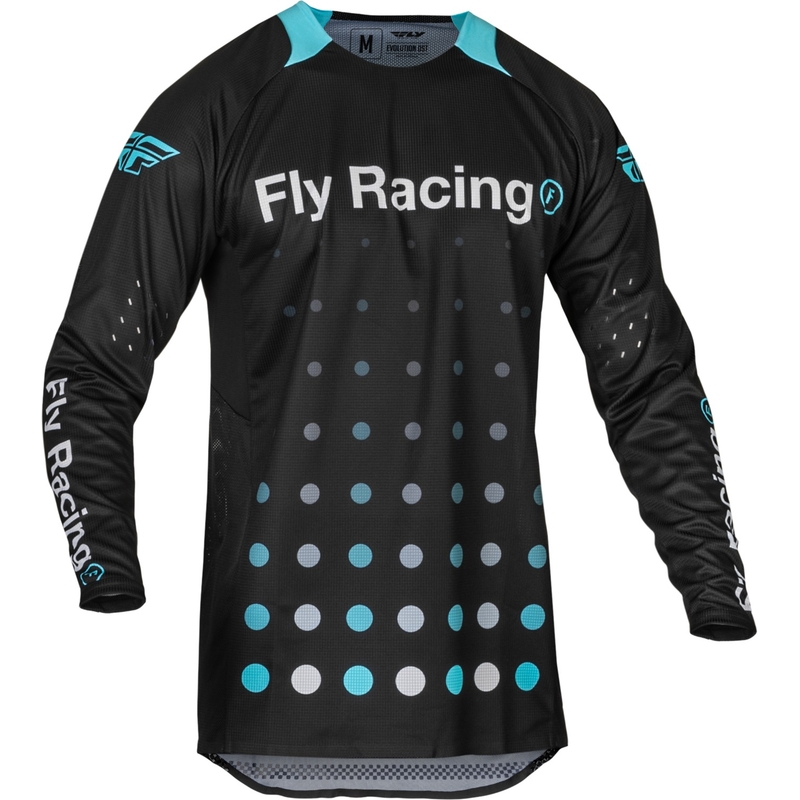 FLY Racing Evolution DST мотокрос фланелка черно-синьо разпродажба