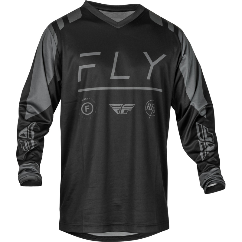 Тениска за мотокрос FLY Racing F-16 2024 black-grey
