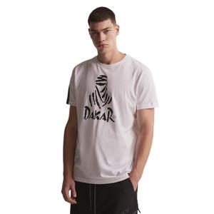 Тениска DAKAR DKR Лого 123 white разпродажба