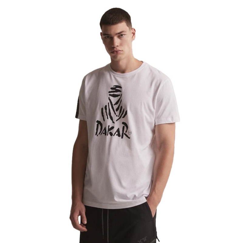 Тениска DAKAR DKR Лого 123 white разпродажба
