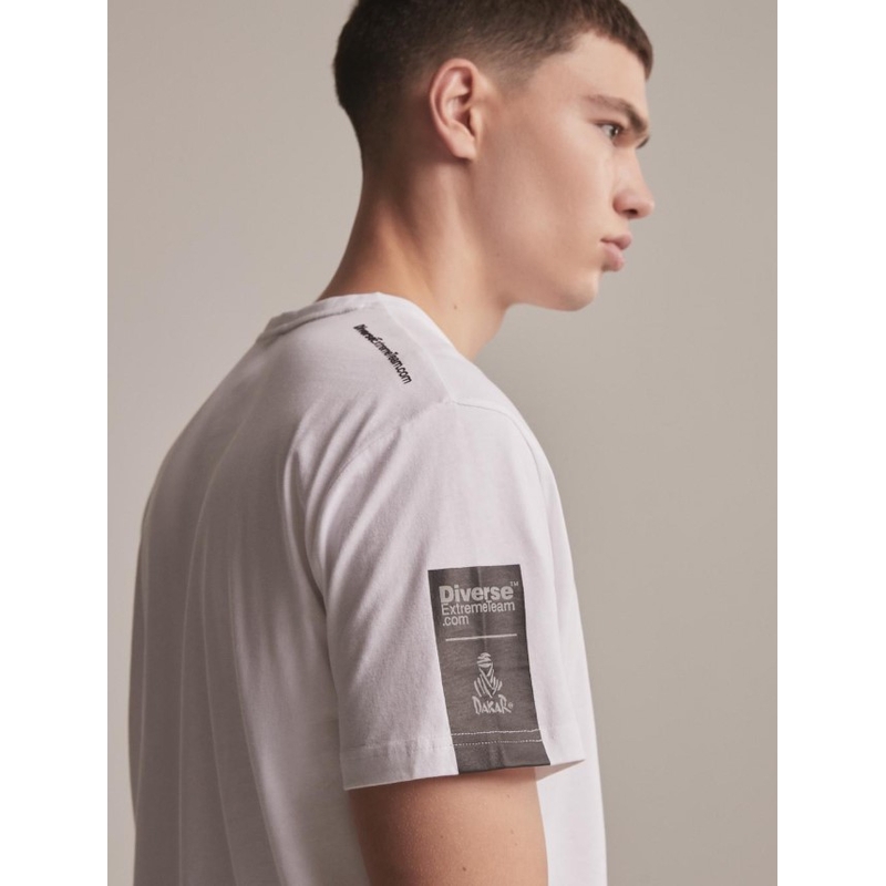 Тениска DAKAR DKR Лого 123 white разпродажба