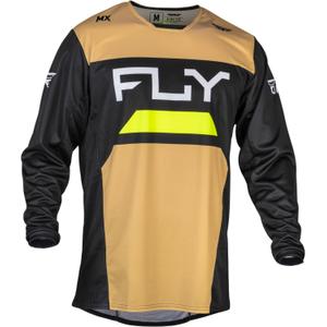 Тениска за мотокрос FLY Racing Kinetic Reload 2024 yellow-black-fluo yellow