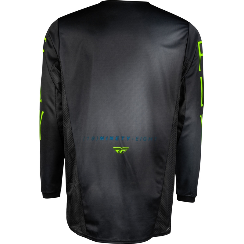 Dětský motokrosový dres FLY Racing Prodigy černo-fluo zeleno-modrý
