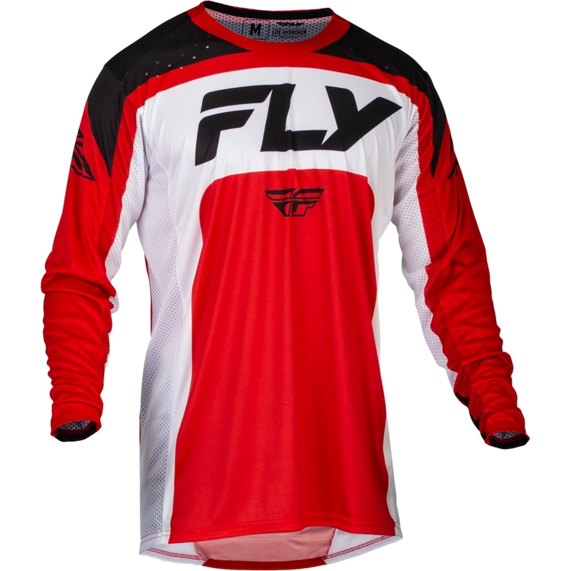 Тениска за мотокрос FLY Racing Lite 2024 червено-бяло-черна разпродажба