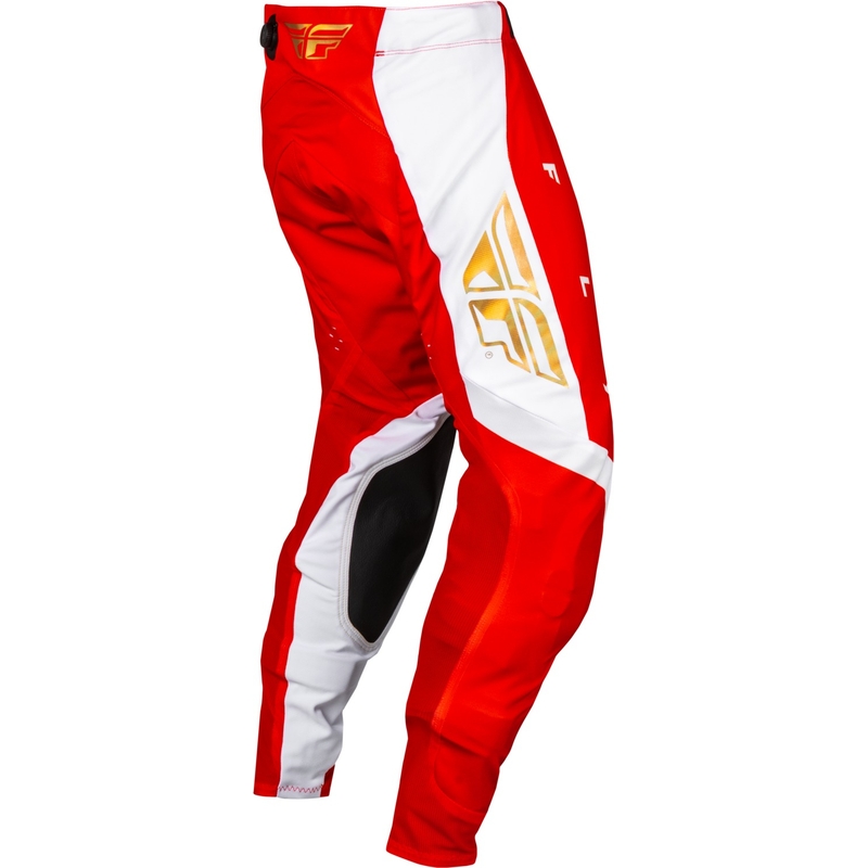 Мотокрос панталони FLY Racing Evolution DST червено-бели,