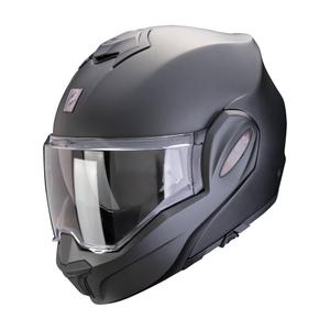 Обръщаща се каска Scorpion EXO-TECH EVO PRO SOLID перлено матово черно