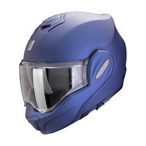 Каска Scorpion EXO-TECH EVO PRO SOLID матово синьо металик
