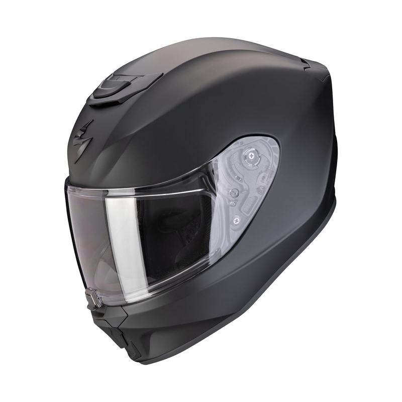 Детска каска за мотоциклет Scorpion EXO-JNR AIR SOLID, с пълно покритие, матово черно