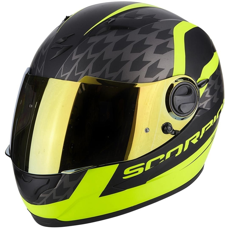 Integrální přilba Scorpion EXO-490 Genesi černá matná-fluo žlutá výprodej