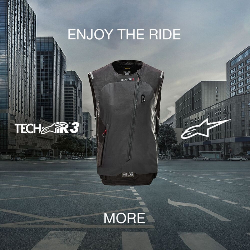Жилетка с въздушна възглавница Alpinestars TECH-AIR®3 system black-dark grey
