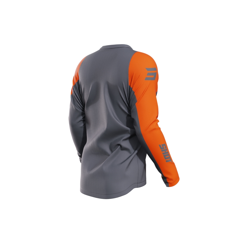 Тениска за мотокрос Shot Devo Star orange разпродажба