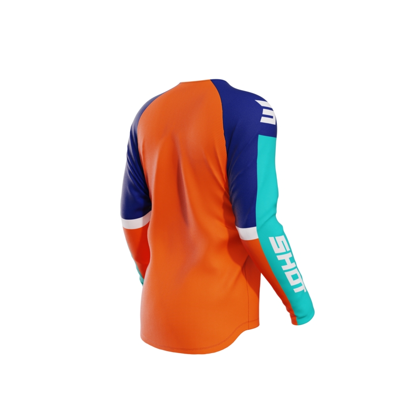 Детска тениска за мотокрос Shot Iron orange разпродажба