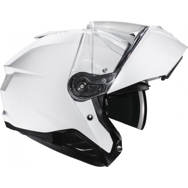HJC i91 Solid pearl white обръщаща се мотоциклетна каска