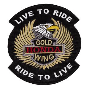 Patch Live to Ride Gold Wing - по-малък