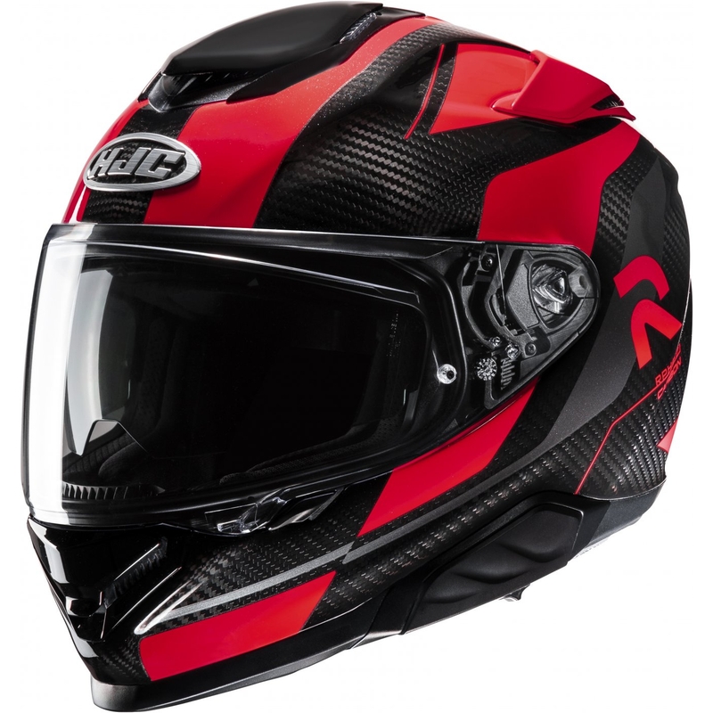 HJC RPHA 71 Carbon Hamil MC1 Черно-червена интегрална мотоциклетна каска