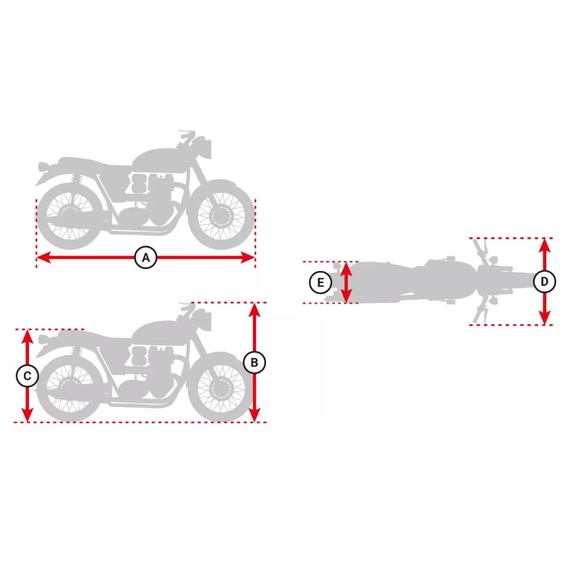 Garážová plachta na motocykl Maxi