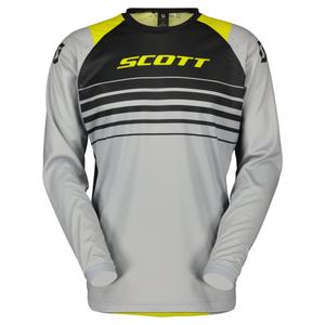 Тениска за мотокрос Scott EVO SWAP сиво-жълта