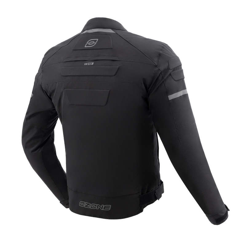 Черно мотоциклетно яке Ozone Rider