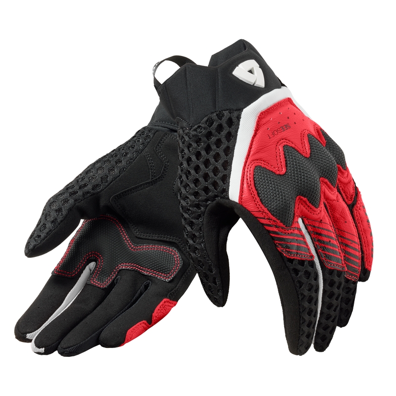 Дамски мотоциклетни ръкавици Revit Veloz Black and Red