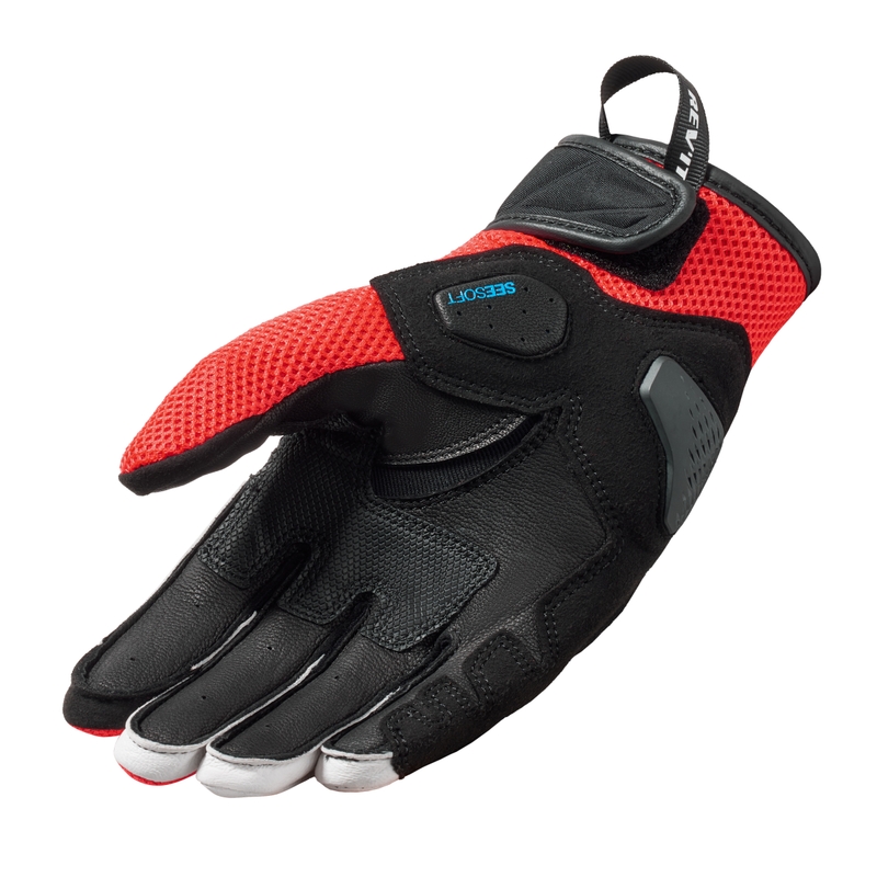 Ръкавици за мотоциклет Revit Ritmo black-fluo red