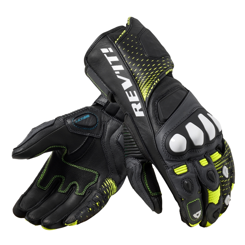 Ръкавици за мотоциклет Revit Control black-fluo yellow