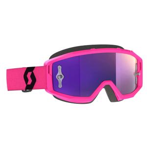 Очила за мотокрос Scott PRIMAL CHROME розово-черно-лилаво