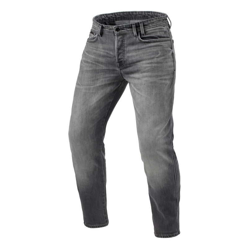 Дънки с изрязани краища Revit Ortes TF Medium Grey