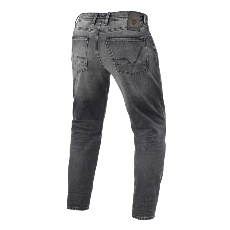 Дънки с изрязани краища Revit Ortes TF Medium Grey
