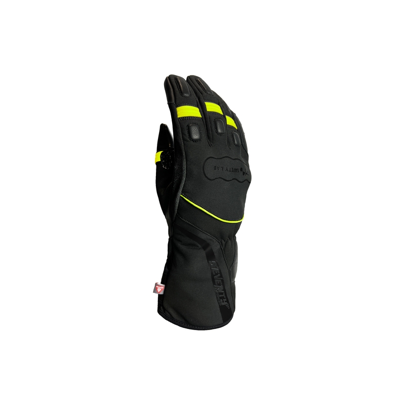 Ръкавици за мотоциклет SEVENTY DEGREES SD-T7 черно-жълти