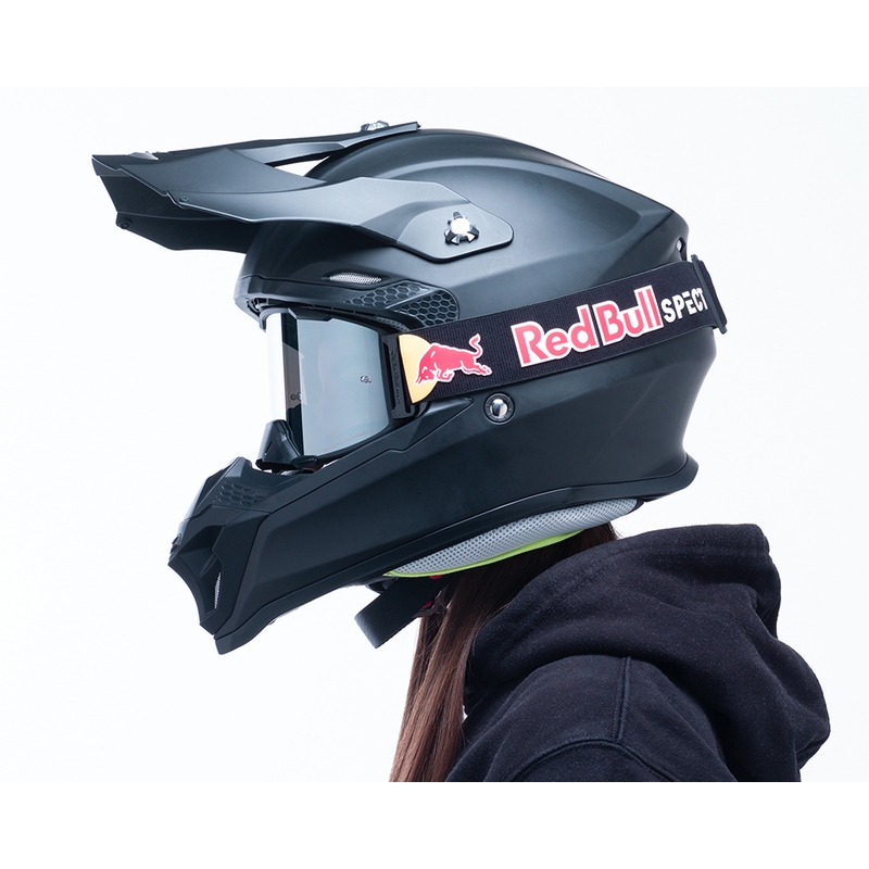 Очила за мотокрос Red Bull Spect STRIVE S черни с опушено стъкло