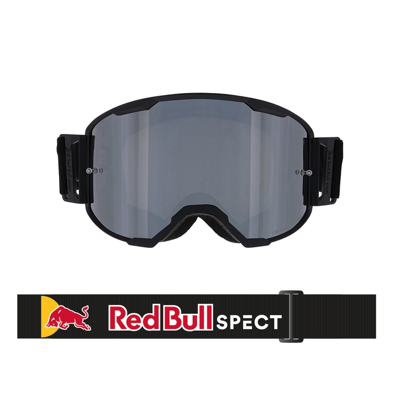 Очила за мотокрос Red Bull Spect STRIVE S черни с опушено стъкло