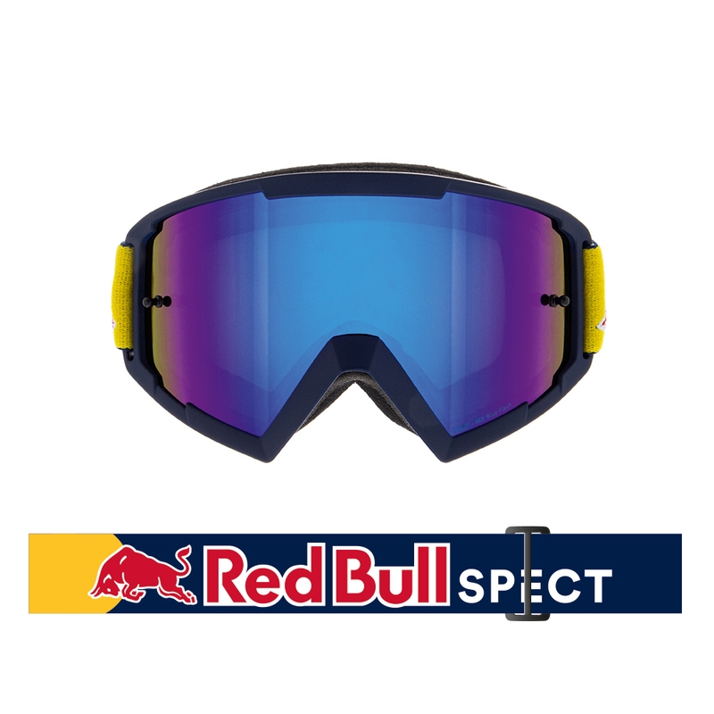 Очила за мотокрос Red Bull Spect WHIP тъмно сини със сини лещи