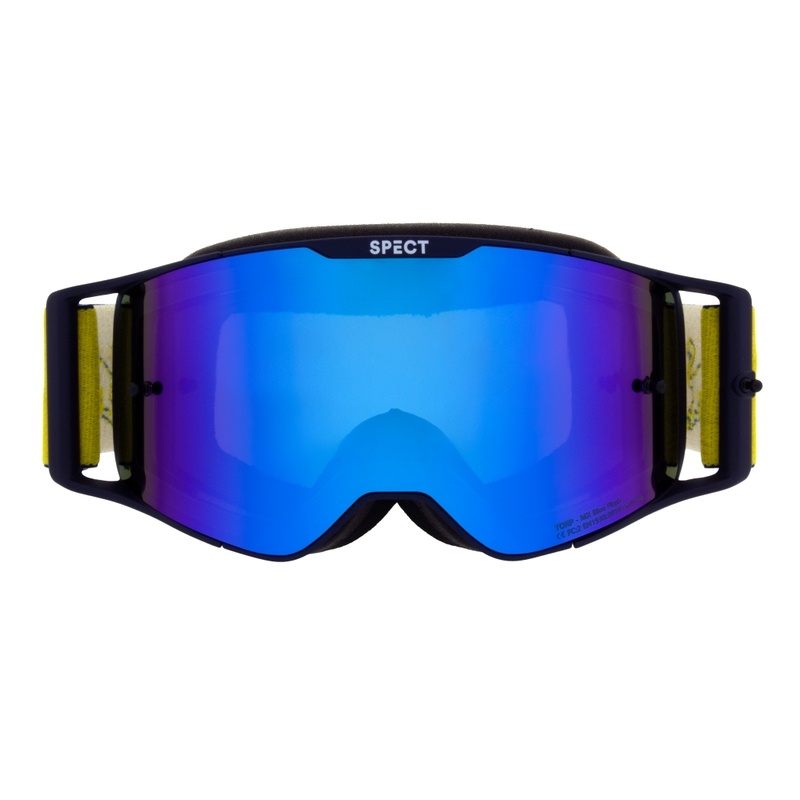 Очила за мотокрос Red Bull Spect TORP сини със сини лещи